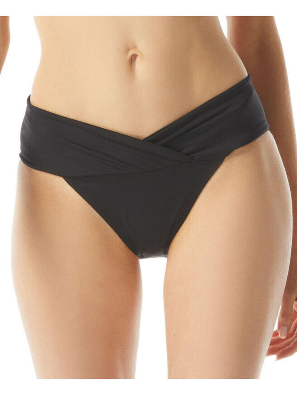 1860 Michael Kors  Women's Gathered-Waist Euro Bikini Bottom sz XS
